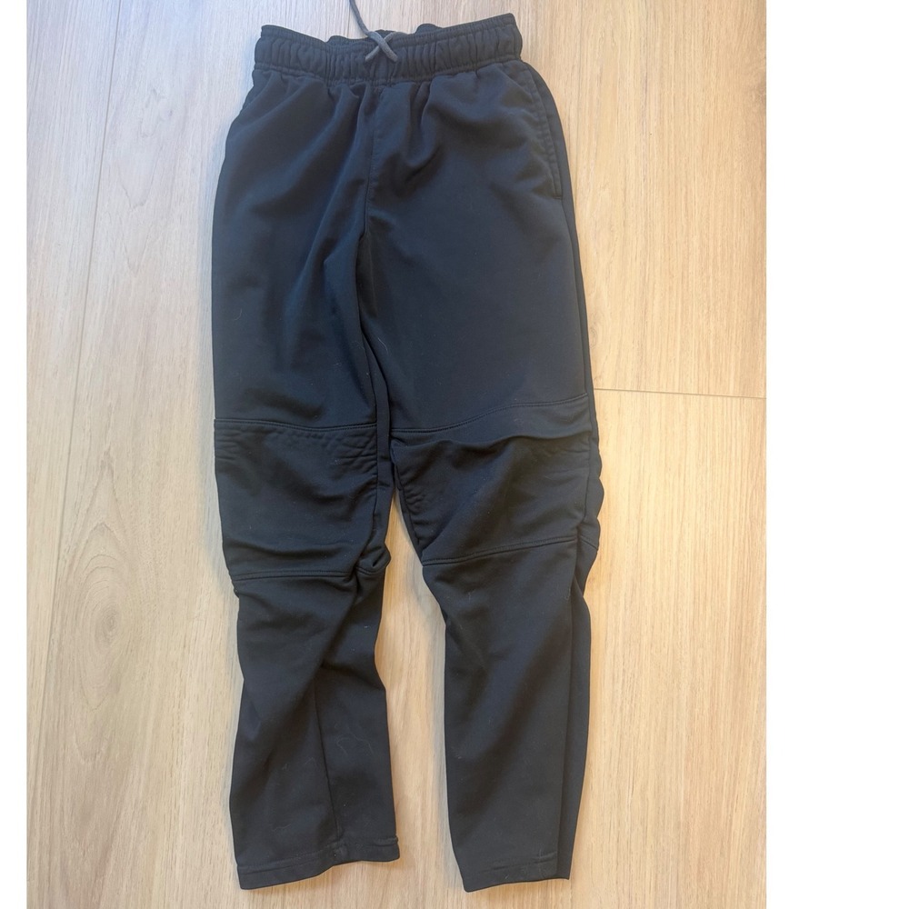 Cat & Jack Boys Black Active Jogger Pants Size Medium 8/10 Reinforced Knee